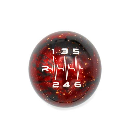 Billetworkz Cosmic Space Heartbeat Shift Knob Compatible with 2012+ Ford Focus ST/RS and Fiesta ST 6 Speed