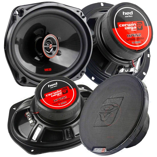 Cerwin Vega Mobile CV Cerwin Vega 6.5 and 6x9 2-Way Coaxial Speaker Combo 4 Ohm HED Series H7652 H7692