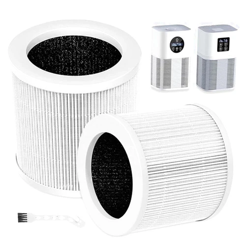HIHEPA 2 Pack A1 Replacement Filter Compatible with VEWIOR Air Pu-rifier HQKJ-80,HQSC-50,KOIOS HQKJ-50 Air Purifier,AMEIFU AP01W, H13 True HEPA Air Cleaner Filter for A1 Air Pu-rifier