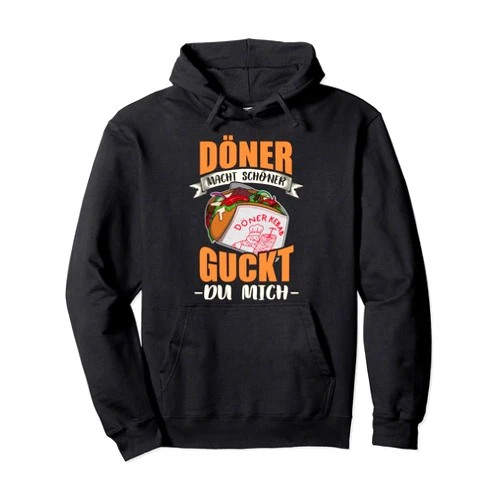 Türkisches Fastfood Döner Küche Designs Döner Kebab Snack Meat Lovers Turkish Kitchen Dürüm Pullover Hoodie