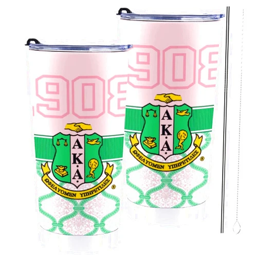 Lubika sorority gifts for women Tumbler Stainless Steel Travel Mug Wine Tumbler Cup with Lid Water Bottle Coffee Mug Birthday Gifts for Women