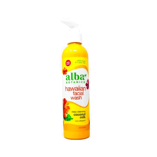Alba Botanica Hawaiian Nourishing Face Wash, Coconut Milk, 8 Fl Oz