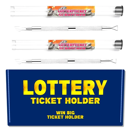 Nitaru Lottery Ticket Scratcher Tool, Scratch Off Stickers Lotto Scratcher Tool, Lottery Scratcher Tool, Back Scratcher Metal Scraper Tool, 2 Lottery Ticket Scratcher Tools + 1 Lottery Ticket Holder