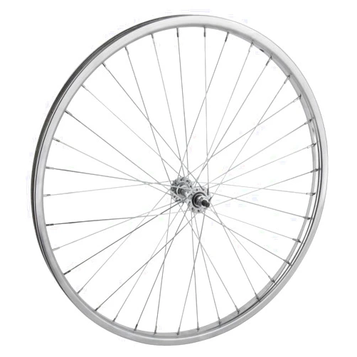 WheelMaster Wheel Master Front Bicycle Wheel 24 x 1.75 36H, Steel, Bolt On, Silver