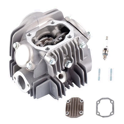 QXBER Lifan 125 Complete Cylinder Head Assembly Kit for 52.4mm Bore 125cc Horizontal Engines Motorcycle ATV Go Kart Dirt Bike Parts