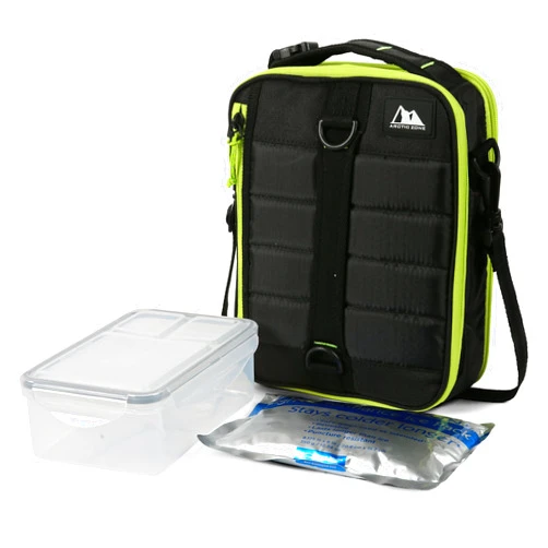 Arctic Zone Ultimate Upright Expandable Lunch Pack, Black