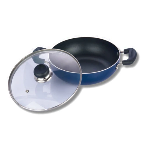 Vinod Non Stick Kadai with lid 22 cm with 3 Layer Coating