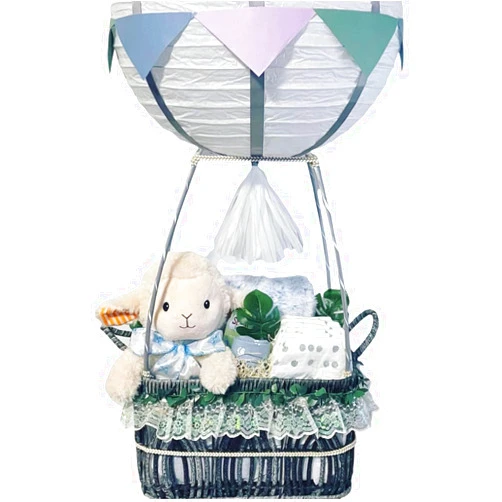 Generic Hot Air Balloon Gift Basket #1