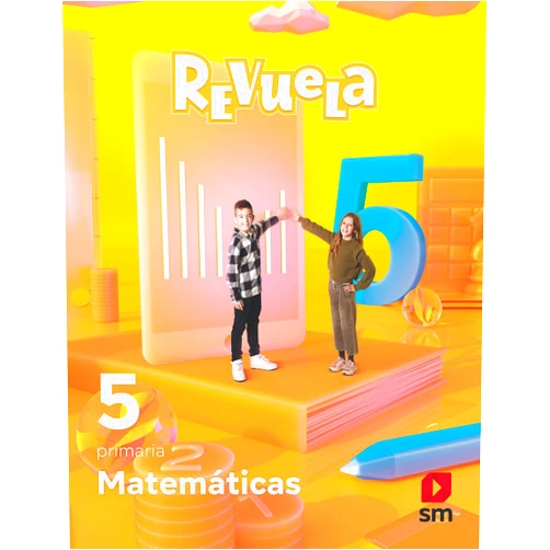 Spanish Edition by Equipo editorial SM, (Author), Javier Bernabeu Ruiz (Author), Ana Varela Ramos (Illustrator), Juan Antonio Rocafort (Illustrator), Roberto Zurdo Villas (Illustrator), 123RF, (Illustrator), Shutterstock, (Illustrator), Istock, (Illustrator), OTHER LANDS, (Illustrator), Aarón Illa Gómez (Illustrator) & 7 more Matemáticas. 5 Primaria. Revuela