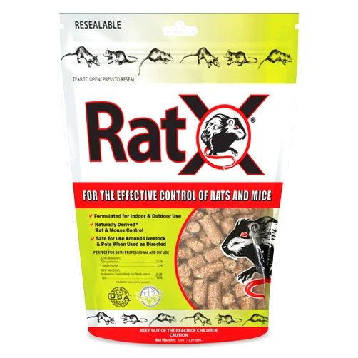 MouseX EcoClear Products 620100-6D RatX All-Natural All Species Rat Mouse, 8 oz. Bag