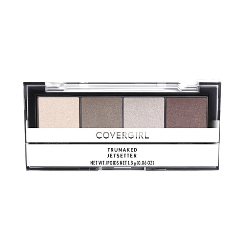 COVERGIRL COVERGIRL Trunaked Quad Eyeshadow Palette, Jetsetter, Jetsetter, 0.06 Ounce