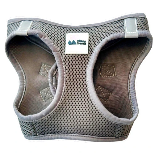 Milano Brands Soft Mesh Step in Harness for Small Dogs- Adjustable, No Pull, Choke Free, All Weather, Reflective, Padded, Vest with Velcro - Perfect Accessories for Puppies and Pets on Adventure