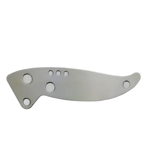 Circle B Tackle Blade Lure Blanks ZB-M in 25 Pack, Nickle or Brass Forms for Vibrating Blade and shad Blade Lure Forms Bait Size 1/2, 5/8, 3/4oz Blade Bait Lure Blanks