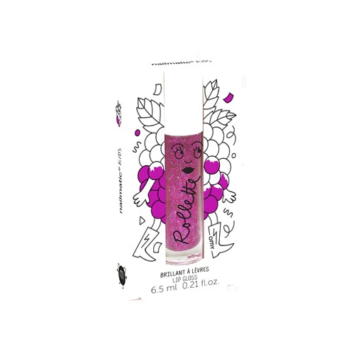 Nailmatic Kids - Colorless Hydrating Natural Lip Gloss for Kids, Vegan, Non-Toxic, Blackberry Color?