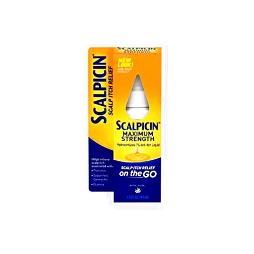 Scalpicin Maximum Strength Scalp Itch Relief, 1.5 Ounce