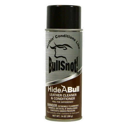 BullSnot! BullSnot HideABull Leather Cleaner & Conditioner – Premium Care for Leather Furniture, Car Interiors, Apparel, Shoes, and More – 14oz