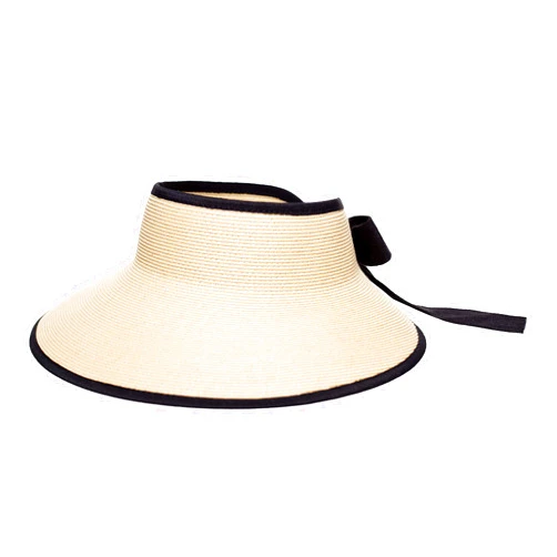 Pineapple&Star Hat Pineapple&Star Vienna Visor Women’s Summer Sun Straw Packable UPF 50+ Beach Hat