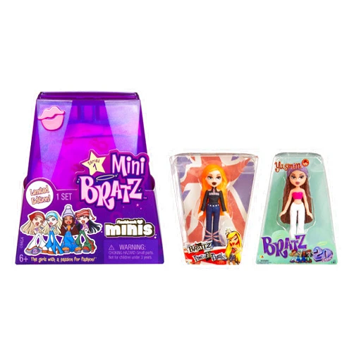 MGA's Miniverse Bratz Minis - 2 Bratz Minis in Each Pack, Blind Packaging Doubles as Display, Y2K Nostalgia, Collectors Ages 6 7 8 9 10+