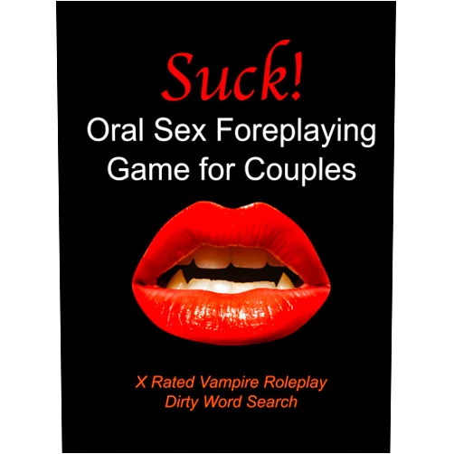 By Frisky Foreplaying (Author) Suck! X Rated Vampire Roleplay Dirty Word Search: Oral Sex Foreplaying Game For Couples