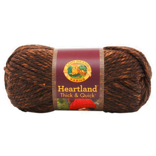Lion Brand Yarn 137-126 Heartland Thick and Quick Yarn, Sequoia