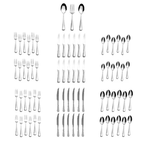 Mikasa Virtuoso Frost 18/10 Stainless 75pc. Flatware Set (Service for Twelve)