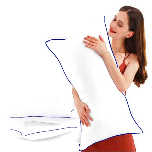 SEMZSOM Bed Pillows for Sleeping King Size, Set of 2- Cooling, Luxury Hotel Quality with Premium Soft Down Alternative Filling for Back, Stomach or Side Sleepers