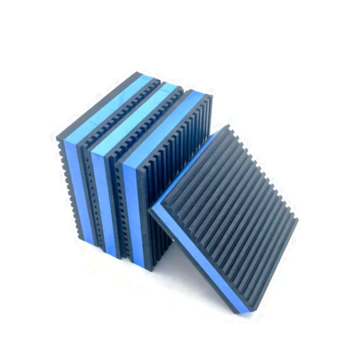 Forestchill Ribbed Rubber Anti Vibration Pads for Heavy Duty Equipments, 4