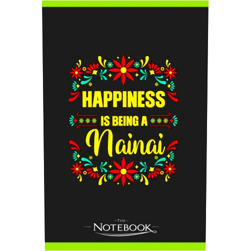 Czachor Sreeram Notebook: Happiness Is Being A Nainai, Mothers Day Gift: Notebook Taking Is A Set Of Your Thoughts, Ideas And To-Do List| 120 Pages 6x9 Inches