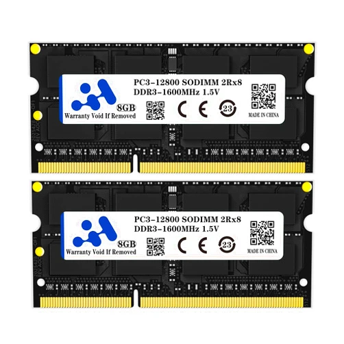 Arshray DDR3 RAM 16GB Kit (2x8GB) SODIMM Memory DDR3 1600MHz (PC3-12800) 204PIN CL11 1.5V Non ECC Unbuffered Compatible with AMD and Intel Laptop Notebook Memory RAM Module Upgrade