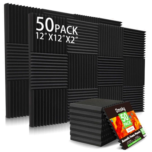 Dmsky 50 Pack Acoustic Foam Panels,2