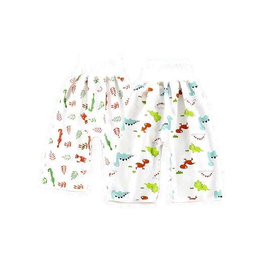 Gifunes 2 Pack Potty Training Pants Toddler Diaper Pants Breathable Waterproof Baby Training Pants Night Time Bed Clothes for Boys and Girls Crocodile and Dinosaur 0-3T