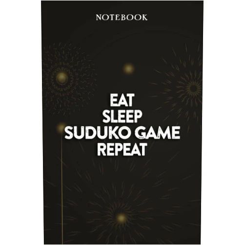 Abbie Kirby Suduko Game Thank You Gifts - Eat Sleep Suduko Game Repeat: Funny Birthday Gift, Inspirational Christmas Gifts for Women, Men, Coworker, Friends - Lined Journal Notebook,Financial