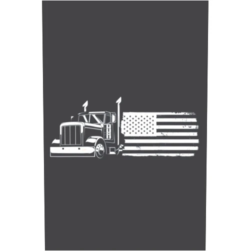 Lyndsy Richardson American Flag Truck Driver Gift Idea Vintage 18 Wheeler: Notebook - Journal - Lined Journal - Notebook 6x9 Inch 120 Pages