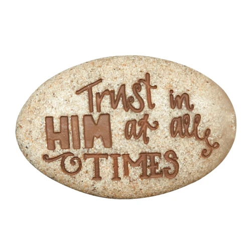 Angelstar 17124P Psalm 62:8 Pocket Stone, 2
