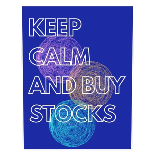 R3S Keep calm and buy Stocks Sticker Vinyl Decal Waterproof Bumper Sticker Laptop Window 5