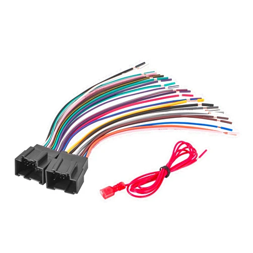 NuIth Radio Wiring Adapter for Select Chevy 07-13 Express/Impala/Silverado/Sierra/, GMC 04-17 Savana/Yukon, Pontiac 07-09 Trent/G5/Solstice Car Stereo Wire Cable Plug Non-Amplified System