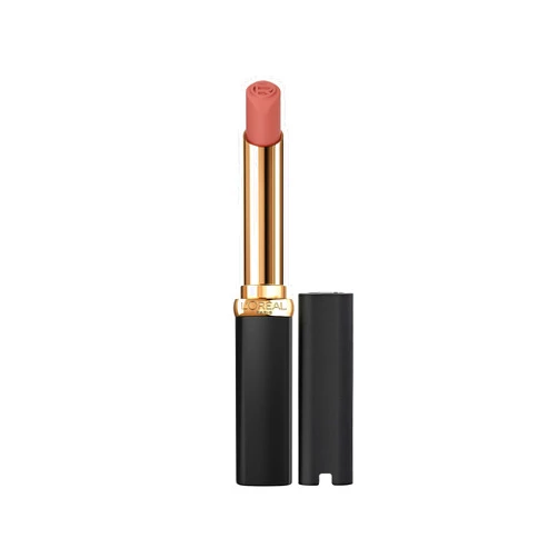 L’Oréal Paris Colour Riche Intense Volume Matte Lipstick, Lip Makeup Infused with Hyaluronic Acid for up to 16HR Wear, Le Nude Rebellious, 0.06 Oz