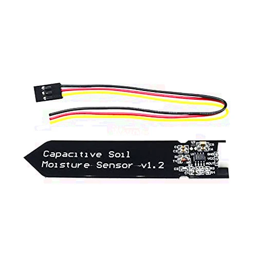 Midzoo 5pcs Capacitive Analog Soil Moisture Sensor 3.3~5.5V Corrosion Resistant with Gravity 3-Pin Interface for Arduino Raspberry