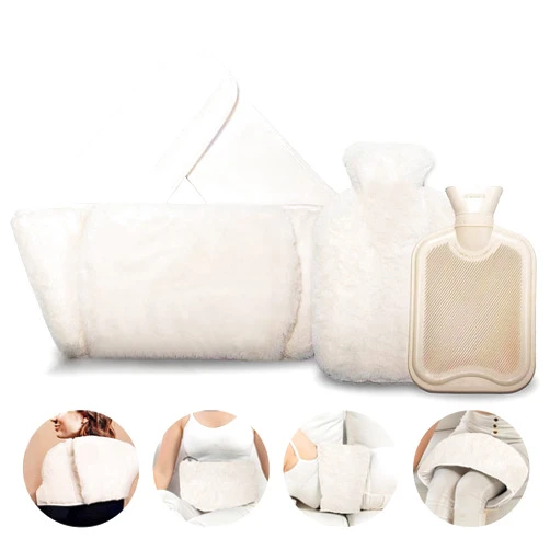 HFHungkeong Multifunctional hot Water Bag Belt 1.5L Large hot Water Bag, Extended 130cm Heating Belt Relieve Fatigue and Pain,Suitable for hot and Cold compresses on Legs, Waist, Neck and Back