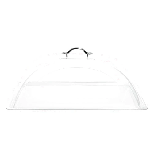 HUBERT Full Size Clear Plastic Side Cutout Dome Cover for PanAramics Pan - 20