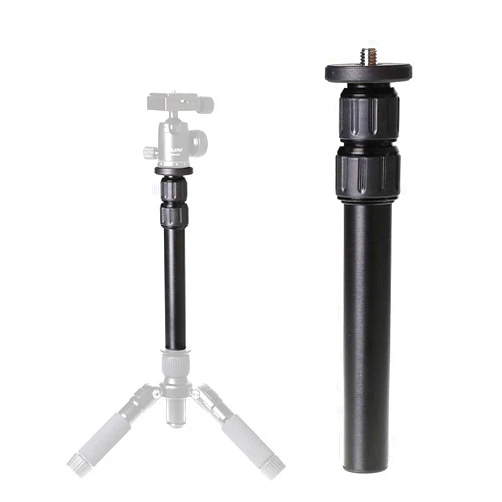 FIEWSZIHU Tripod Center Column Extension Camera Mount Extender Telescopic Rod 3 Section Pole for Monopod DSLR Photo Studio Outdoor Macro Shooting