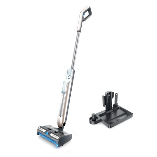 Shark HydroDuo with Dirt-Reveal Technology, Cordless, Everyday Hard Floor Cleaning System, Wet & Dry Debris Pickup, Mops & Scrubs All at Once, Hardwood, Tile, Laminate & Stone, Stone Metallic, WW201