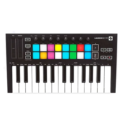 Novation Launchkey Mini [MK3] — Portable 25-Key, USB, MIDI Keyboard Controller with DAW Integration, Chord Mode, and Arpeggiator — for Music Production