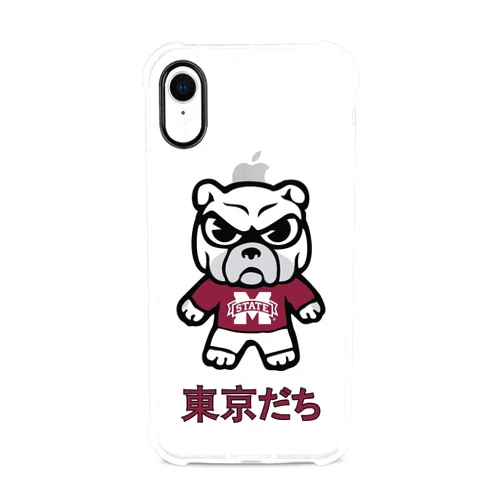 OTM Essentials Mississippi State University (Tokyodachi) Clear Tough Edge Phone Case, Classic V1 - Fits with iPhone XR