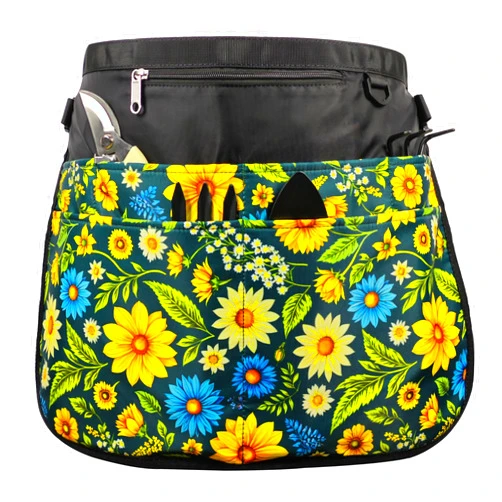 Bafelia Garden Apron for Women with 7 Pocket,Half Florist Apron Harvesting Apron