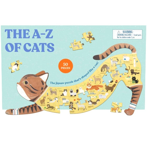 Laurence King The A to Z of Cats 50 Piece Puzzle