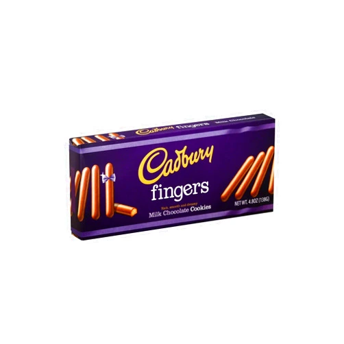 Cadbury Cookie Fingers Milk, 4.8 oz