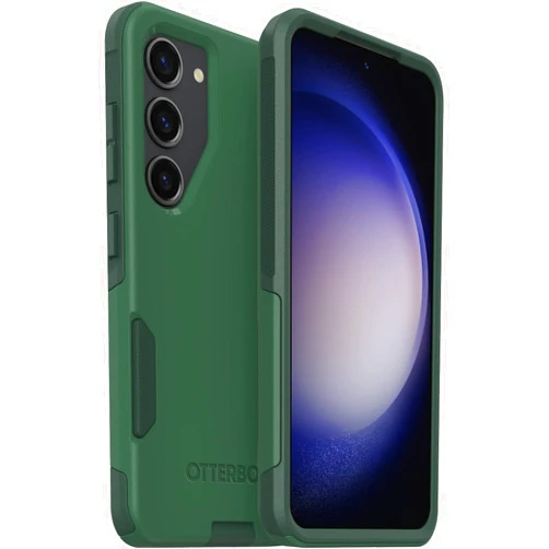 OtterBox Galaxy S23 Commuter Series Case - Trees Company (Green), Slim & Tough, Pocket-Friendly, with Port Protection