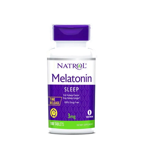 Natrol Melatonin Time Release, 3 mg, 100 Tablets