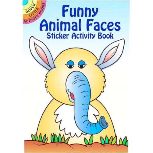 Fran Newman-D'Amico Funny Animal Faces Sticker Activity Book (Dover Little Activity Books: Animals)
